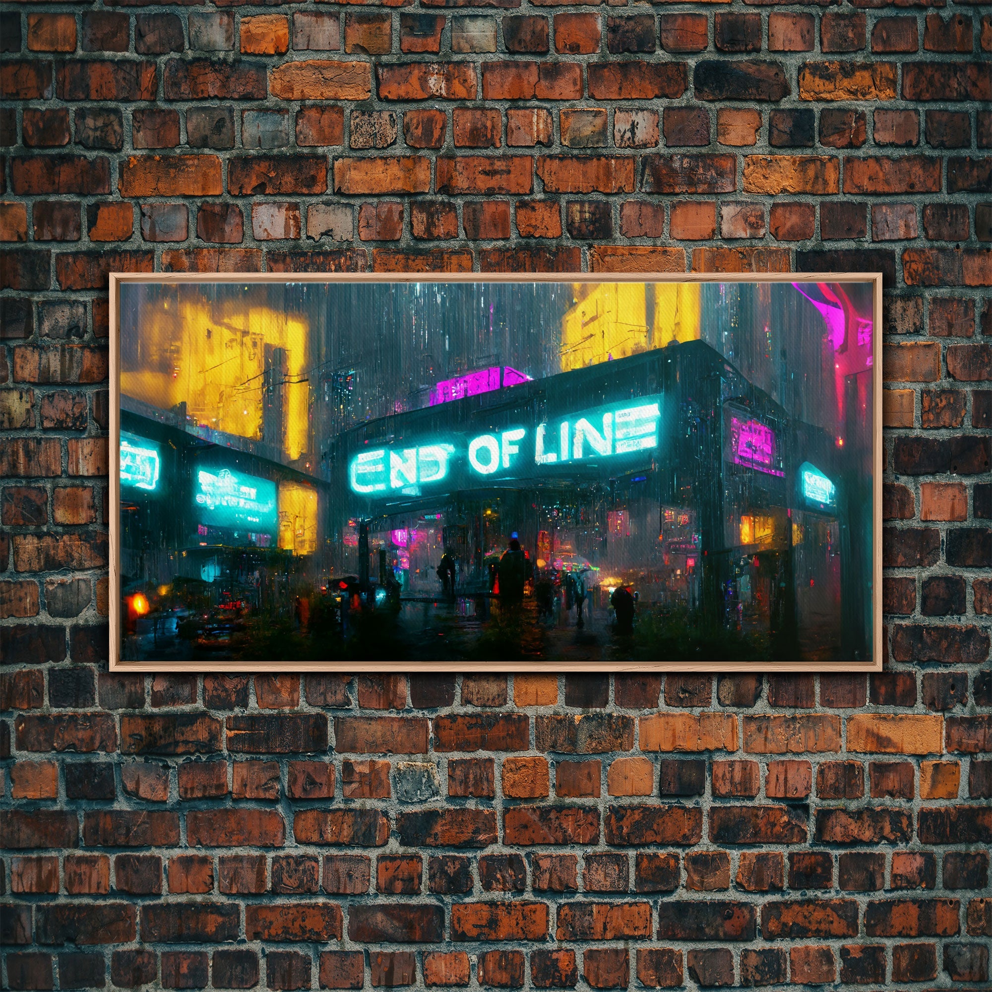 END OF THE LINE | CYBERPUNK SUBWAY ART