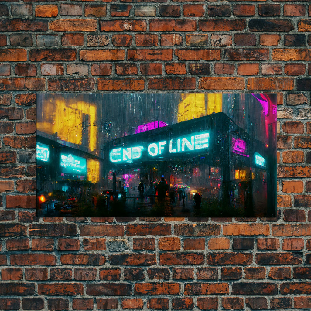END OF THE LINE | CYBERPUNK SUBWAY ART
