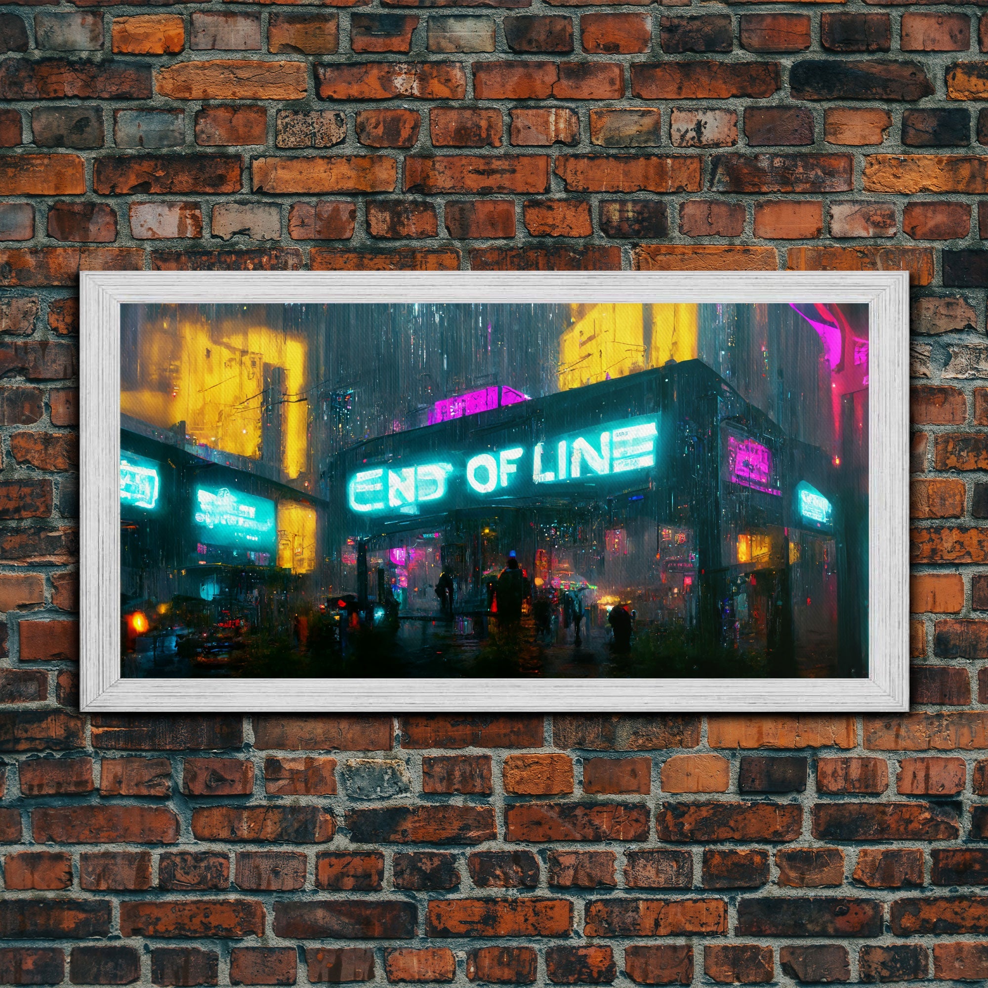 END OF THE LINE | CYBERPUNK SUBWAY ART