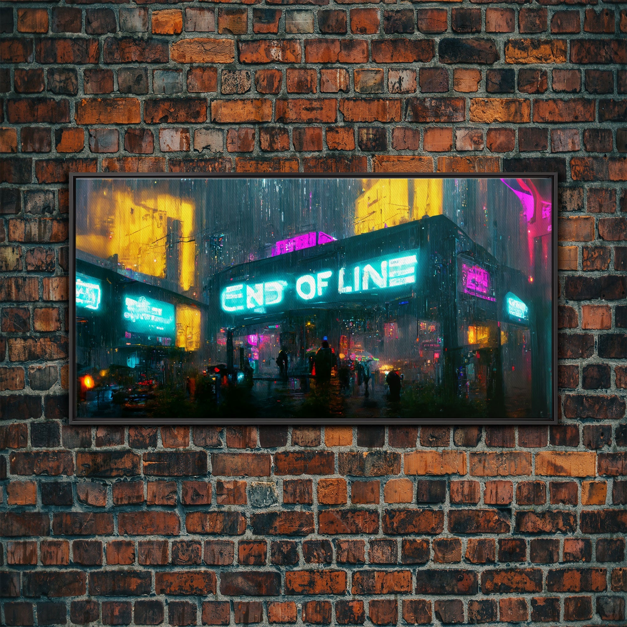 END OF THE LINE | CYBERPUNK SUBWAY ART