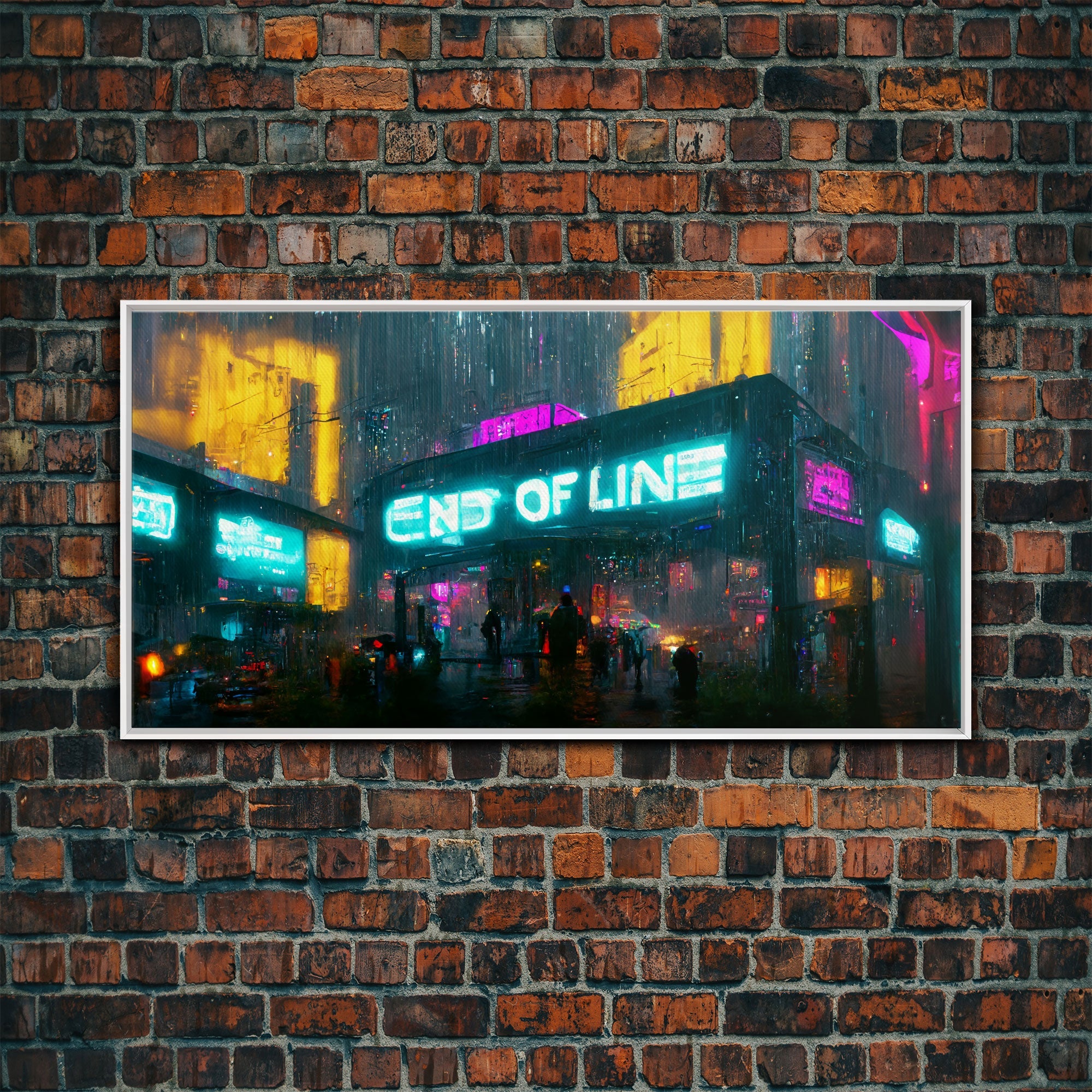 END OF THE LINE | CYBERPUNK SUBWAY ART