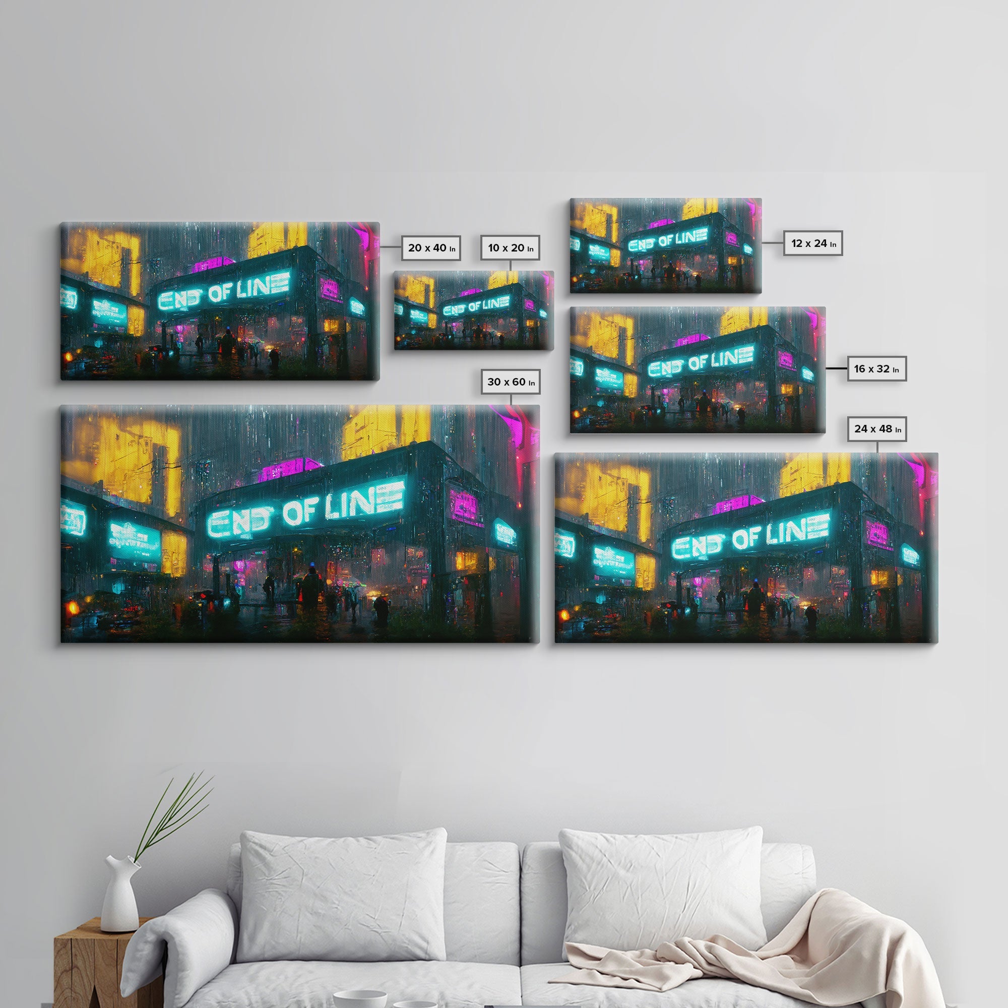END OF THE LINE | CYBERPUNK SUBWAY ART