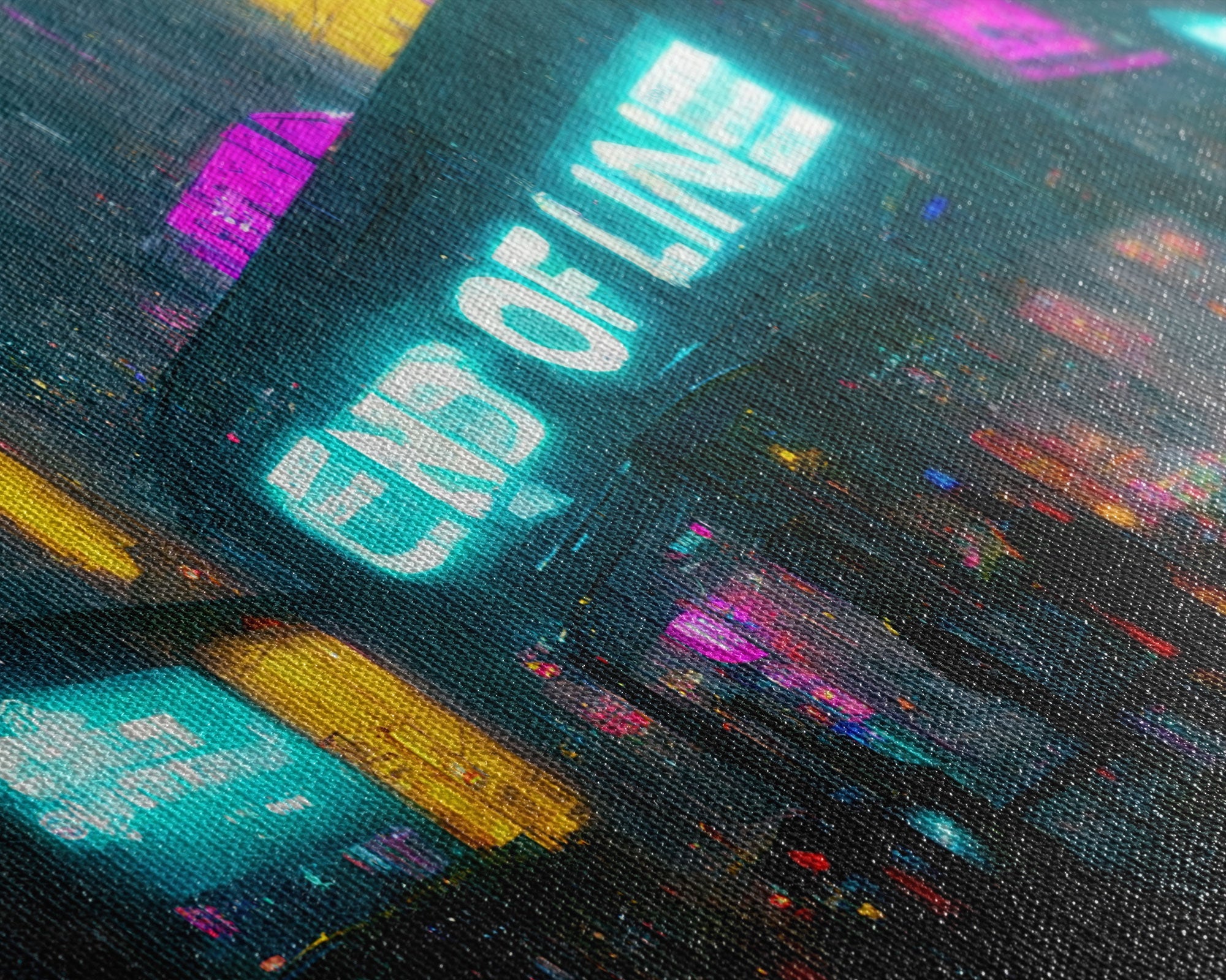 END OF THE LINE | CYBERPUNK SUBWAY ART