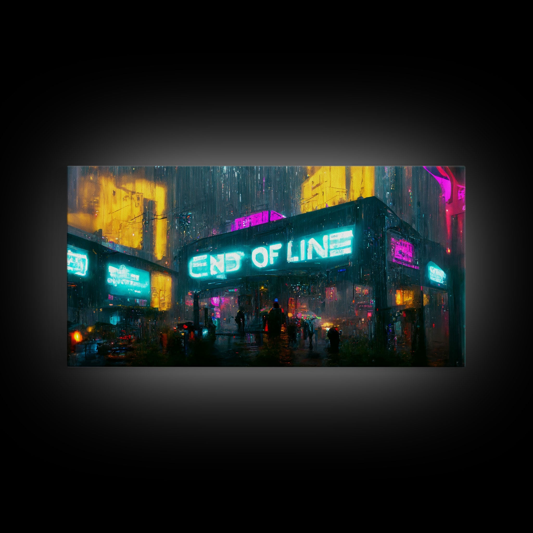 END OF THE LINE | CYBERPUNK SUBWAY ART