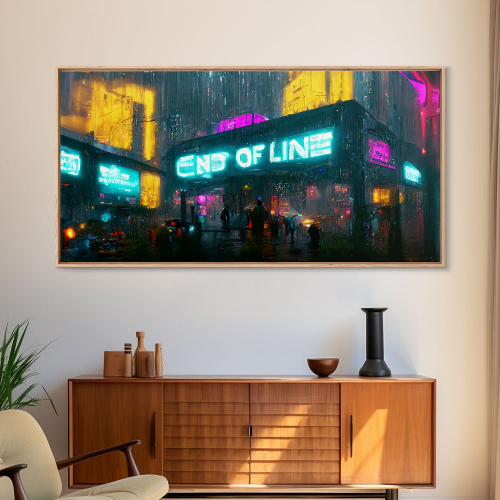 END OF THE LINE | CYBERPUNK SUBWAY ART