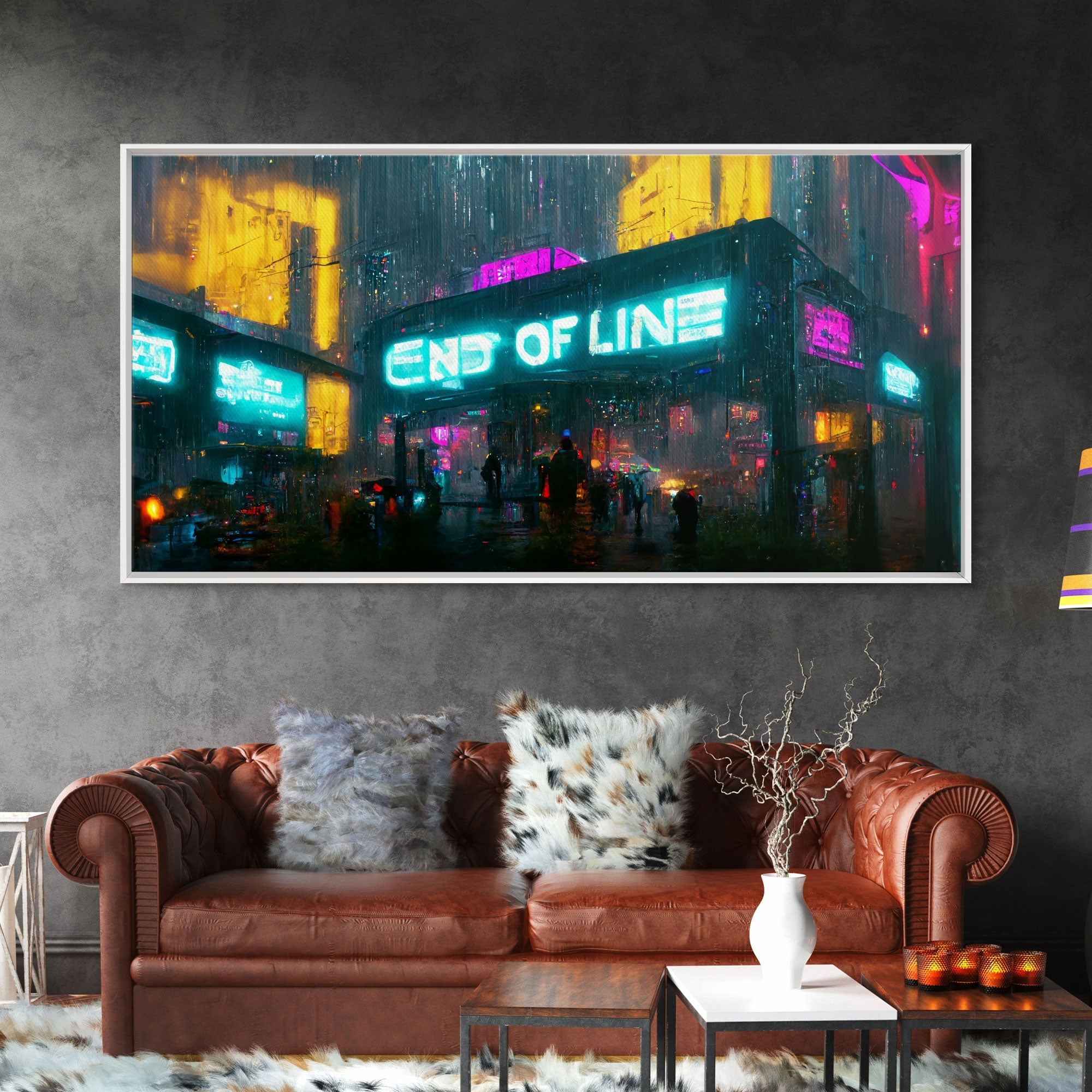 END OF THE LINE | CYBERPUNK SUBWAY ART
