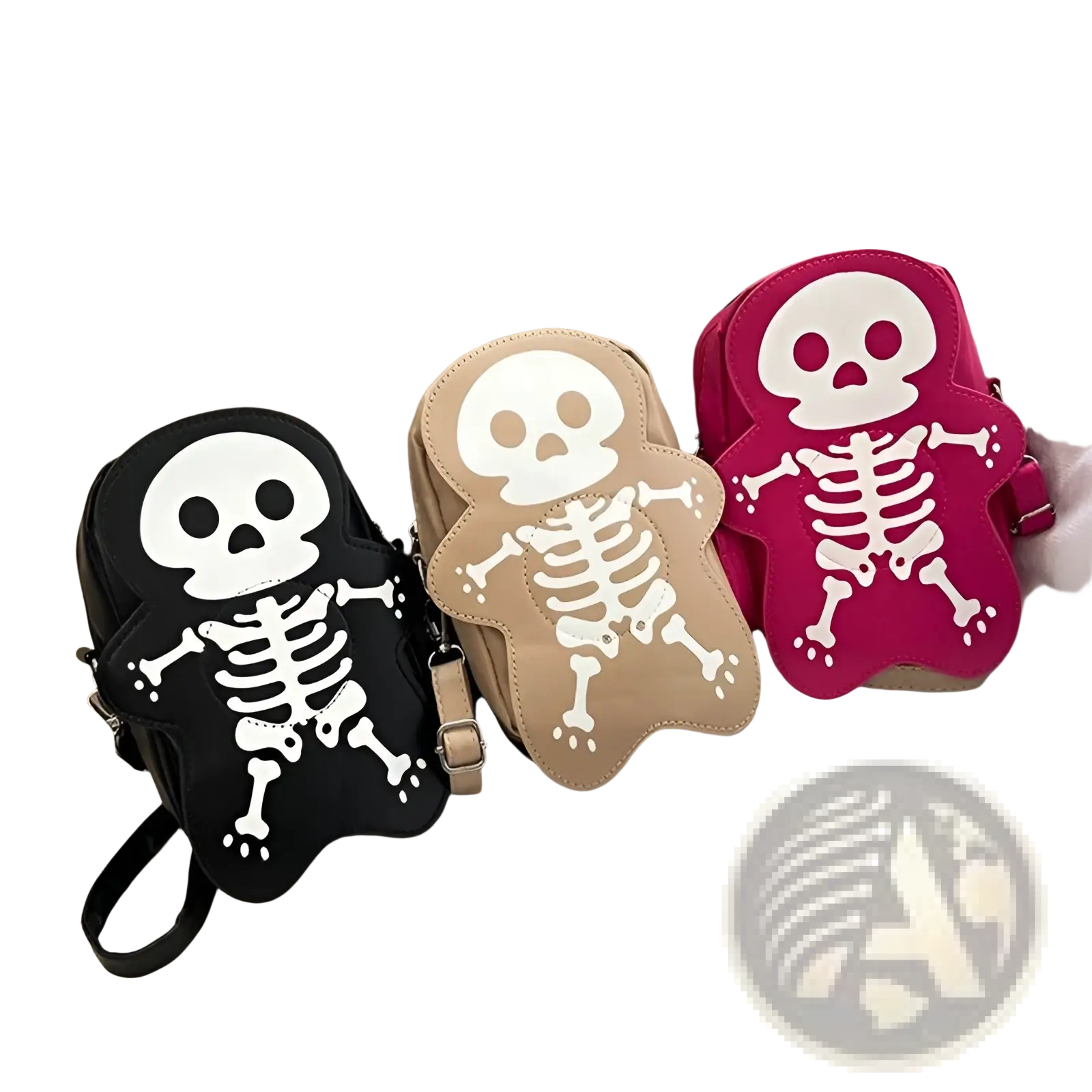 Y2k Skeleton Skull Crossbody Shoulder Bag